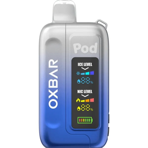 Buy Clear Cobalt Blue Oxbar Ice-Nic Control 35K - US