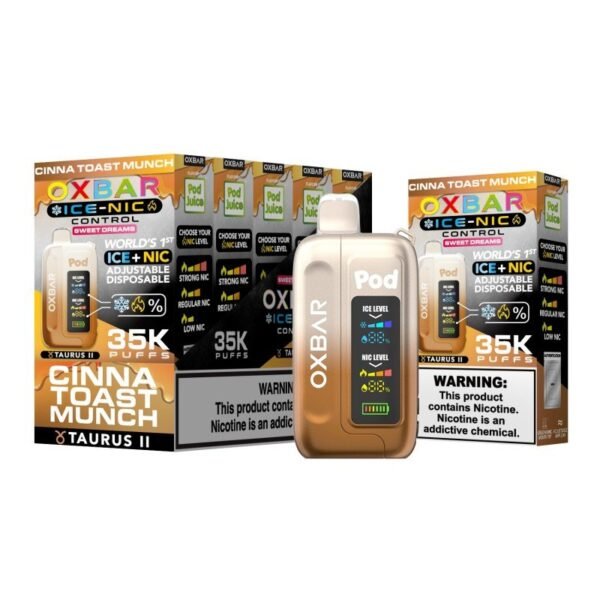Buy Cinna Toast Munch Oxbar Ice-Nic Control 35K - US