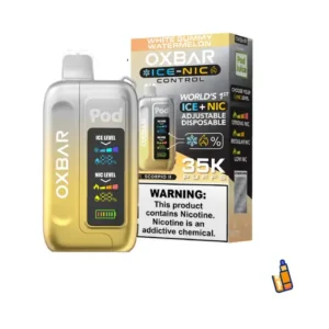 White Gummy Watermelon – Oxbar Ice-Nic Control 35K Disposable