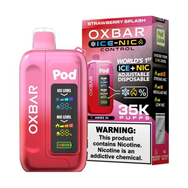 Buy Strawberry Splash Oxbar Ice-Nic Control 35K - US