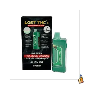 Alien OG Yum Yum Lost THC V3 Live Resin Liquid Diamond Disposable 7G