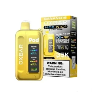 BANANERS – OXBAR ICE-NIC CONTROL 35K Puffs – Disposable Vape