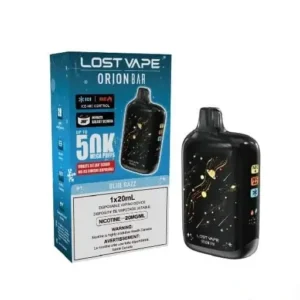 BLUE RAZZ ICE - Orion Bar 50K Puffs - Disposable Vape