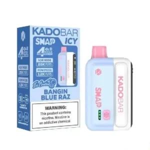 Bangin Blue Raz - Kado Bar Snap 25K Puffs - Disposable Vape