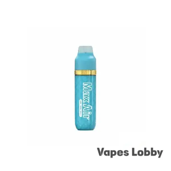 Blue Raspberry Ice Mr Fog Max Air 3K Puffs disposable vape with mesh coil and cooling menthol flavor