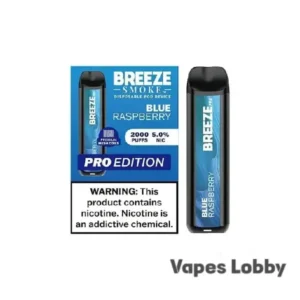 Blue Raspberry - Breeze Pro 2000 - Puffs - Disposable Vape