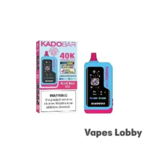 Blue Raz Ice - Kado Bar NI 40K Puffs – Ice+Nic Control - Disposable Vape