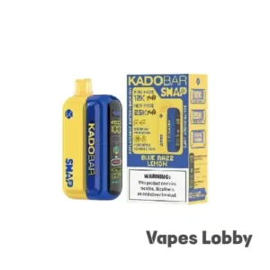Blue Raz Lemon - Kado Bar Snap 25K Puffs - Disposable Vape