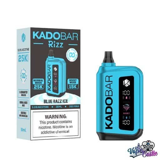 Blue Razz Ice - Kado Bar Rizz 25K Puffs - Disposable Vape
