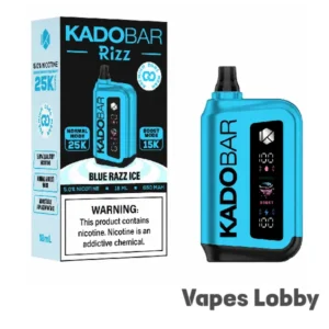 Blue Razz Ice - Kado Bar Rizz 25K Puffs - Disposable Vape