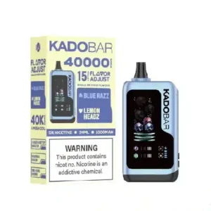Blue Razz + Lemon Headz - Kado Bar NI 40K Puffs – Ice+Nic Control – Disposable Vape