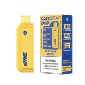 Blue Razz Lemon - Kado Bar Snap 25K Puffs - Disposable Pod (Addon Battery Not Included)