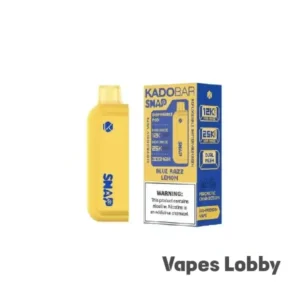 Blue Razz Lemon - Kado Bar Snap 25K Puffs - Disposable Pod (Addon Battery Not Included)