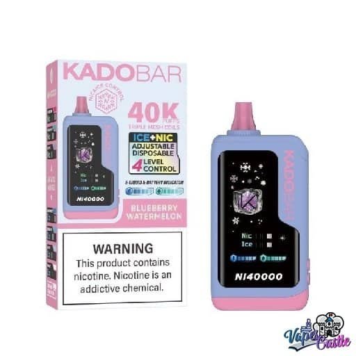 Blueberry Watermelon - Kado Bar NI 40K Puffs – Ice+Nic Control - Disposable Vape