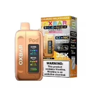 CHURRO MILKSHAKE – OXBAR ICE-NIC CONTROL 35K Puffs – Disposable Vape