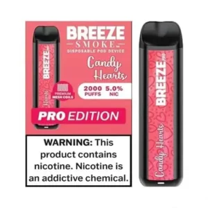 Candy Hearts - Breeze Pro 2000 - Puffs - Disposable Vape