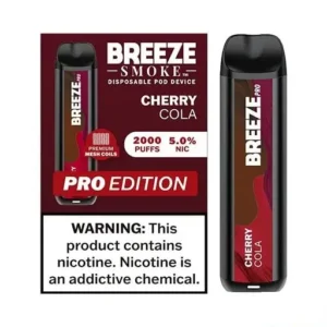 Cherry Cola - Breeze Pro 2000 - Puffs - Disposable Vape