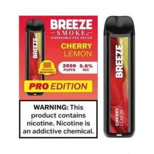Cherry Lemon - Breeze Pro 2000 - Puffs - Disposable Vape