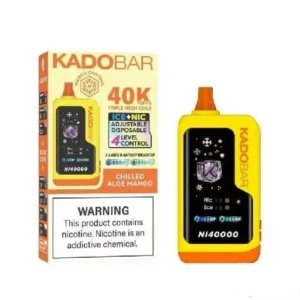 Chilled Aloe Mango - Kado Bar NI 40K Puffs – Ice+Nic Control - Disposable Vape