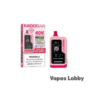 Chilled Red Apple – Kado Bar NI 40K Puffs – Ice+Nic Control – Disposable Vape