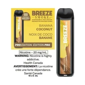 Coconut Banana - Breeze Pro 2000 - Puffs - Disposable Vape