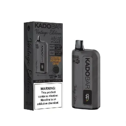 Colombian Peppermint Coffee - Kado Bar Vintage Edition 20000 Puffs - Disposable Vape
