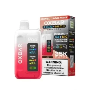 Jewel Cane Mint – OXBAR ICE-NIC CONTROL 35K Puffs – Disposable Vape