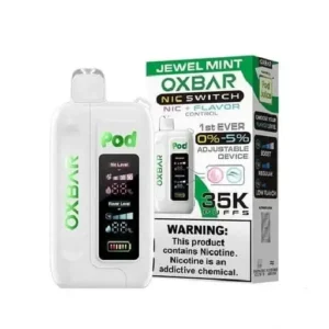 Jewel Mint – OXBAR ICE-NIC CONTROL 35K Puffs – Disposable Vape