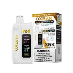 Jewel Tobacco – OXBAR ICE-NIC CONTROL 35K Puffs – Disposable Vape
