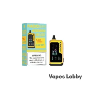 Juicy Mango + Just Mint – Kado Bar NI 40K Puffs – Ice+Nic Control – Disposable Vape