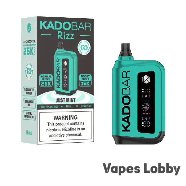 Just Mint - Kado Bar Rizz 25K Puffs - Disposable Vape