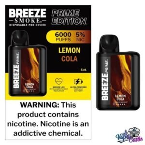 Lemon Cola - Breeze Prime 6000 - Puffs - Disposable Vape