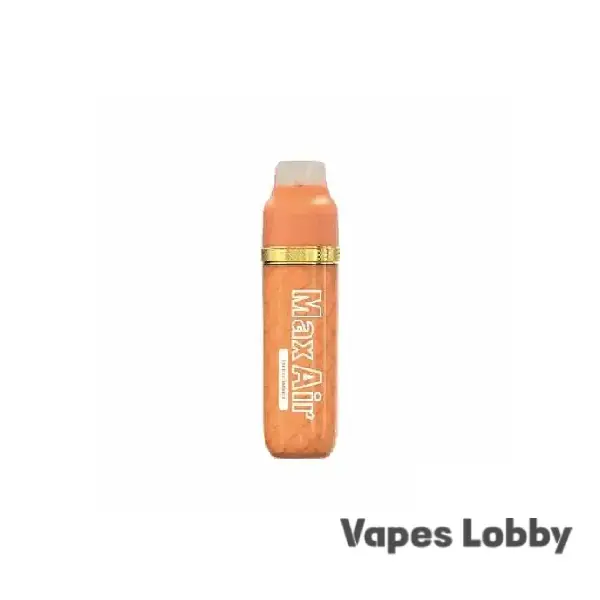 Lychee Mango Mr Fog Max Air 3K Puffs disposable vape with mesh coil and tropical fruit flavor
