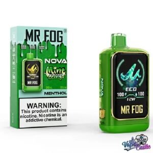 MENTHOL – MINT EDITION - MR FOG NOVA STEEZY EDITION 36K PUFFS - DISPOSABLE VAPE