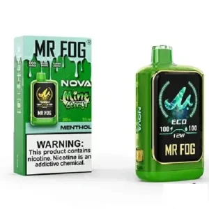 MENTHOL – MINT EDITION - MR FOG NOVA STEEZY EDITION 36K PUFFS - DISPOSABLE VAPE