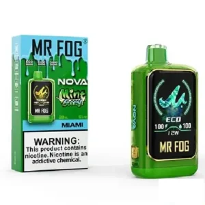 MIAMI – MINT EDITION - MR FOG NOVA STEEZY EDITION 36K PUFFS - DISPOSABLE VAPE