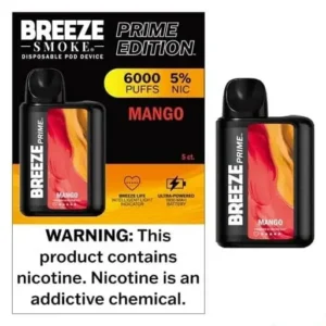 Mango - Breeze Prime 6000 - Puffs - Disposable Vape