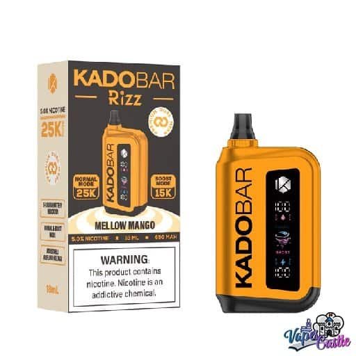 Mellow Mango - Kado Bar Rizz 25K Puffs - Disposable Vape
