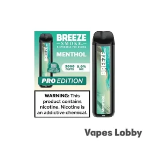 Menthol - Breeze Pro 2000 - Puffs - Disposable Vape