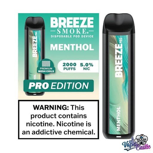 Menthol - Breeze Pro 2000 - Puffs - Disposable Vape