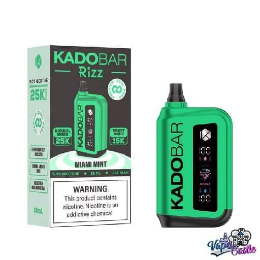 Miami Mint - Kado Bar Rizz 25K Puffs - Disposable Vape
