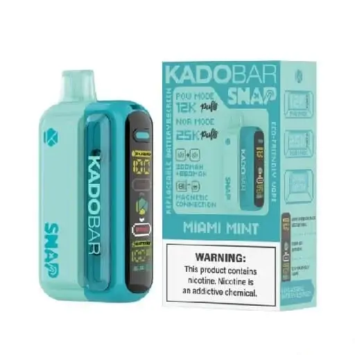 Miami Mint - Kado Bar Snap 25K Puffs - Disposable Vape