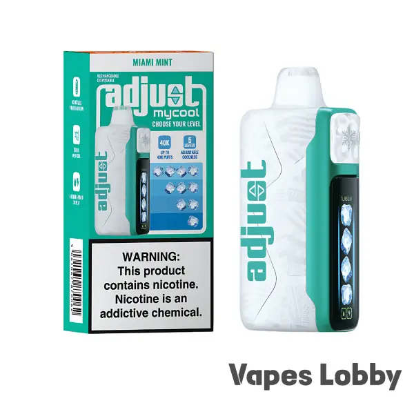 Miami Mint - ADJUST MYCOOL 40K PUFFS - DISPOSABLE VAPE
