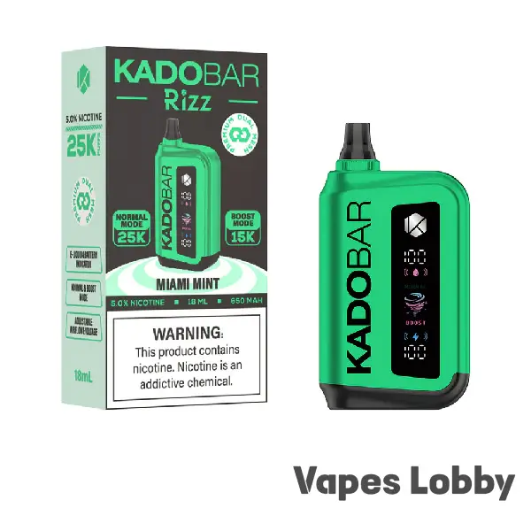 Miami Mint - Kado Bar Rizz 25K Puffs - Disposable Vape
