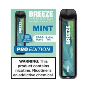 Mint - Breeze Pro 2000 - Puffs - Disposable Vape