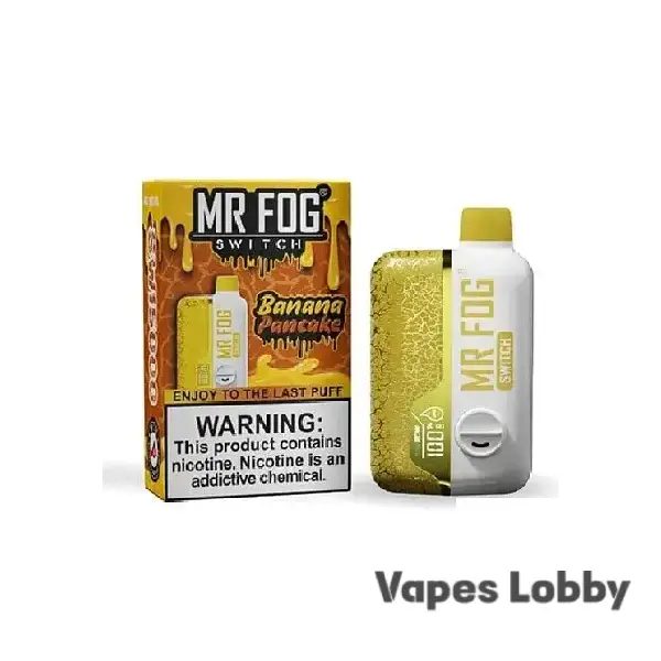 Mr Fog Switch 15000 Banana Pancake disposable vape device