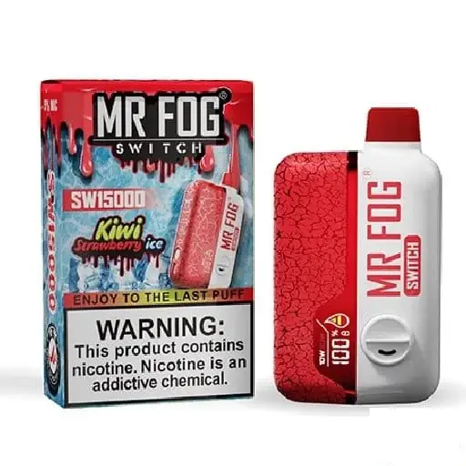 Mr Fog switch 15000 Kiwi Strawberry Ice