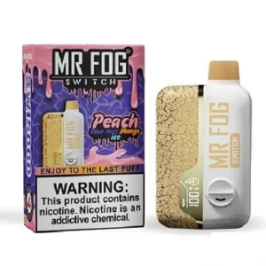 Mr Fog switch 15000 Peach Blue Razz Mango Ice