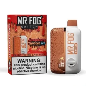 Mr Fog switch 15000 Strawberry Apricot Ice