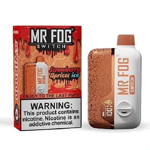 Mr Fog switch 15000 Strawberry Apricot Ice